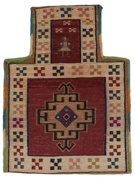 Qashqai - Saddle Bag Persian Carpet 45x34