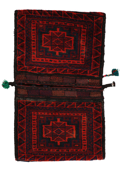 Jaf - Saddle Bag Turkmenian Carpet 98x57