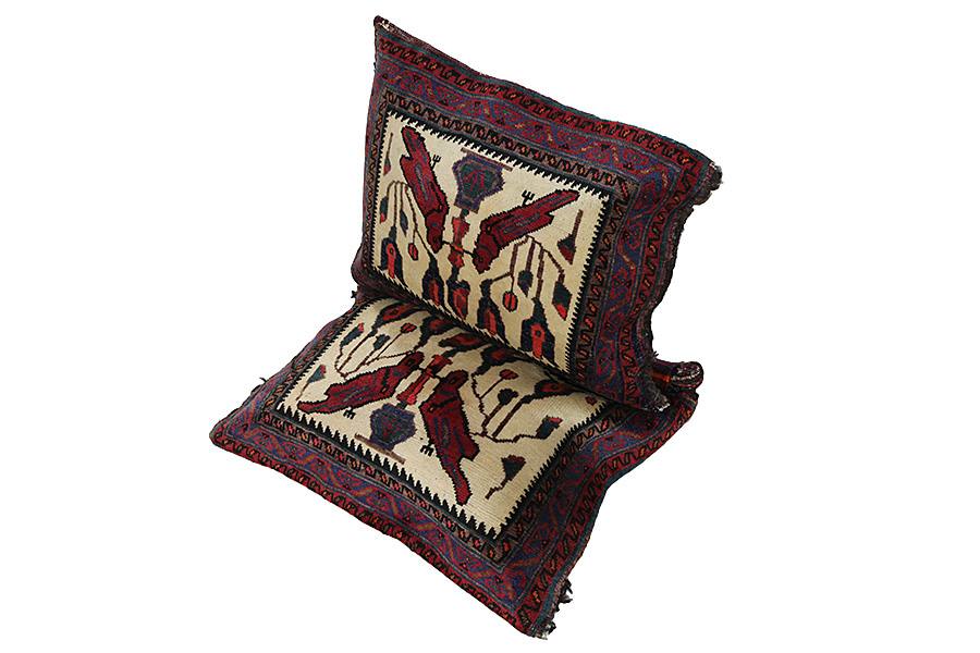 Afshar - Saddle Bag Persian Carpet 113x66 - Picture 4