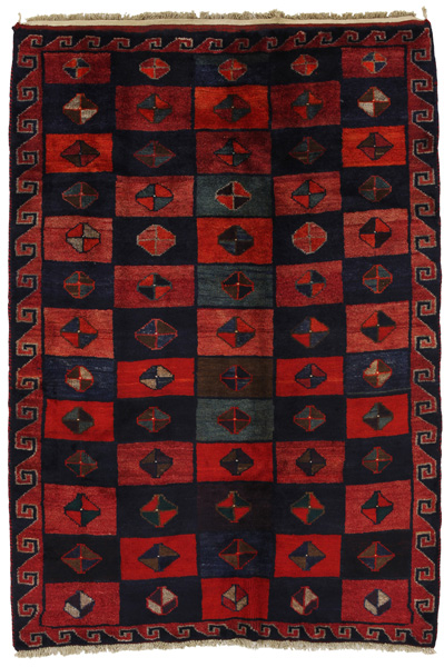 Gabbeh - Bakhtiari Persian Carpet 197x140