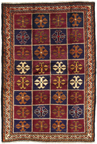 Bakhtiari - Qashqai Persian Carpet 203x140