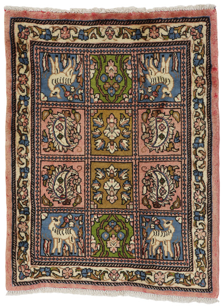Bakhtiari Persian Carpet 101x76