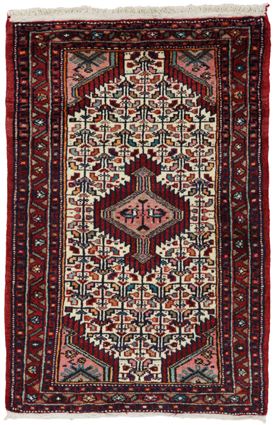 Enjelas - Hamadan Persian Carpet 95x64