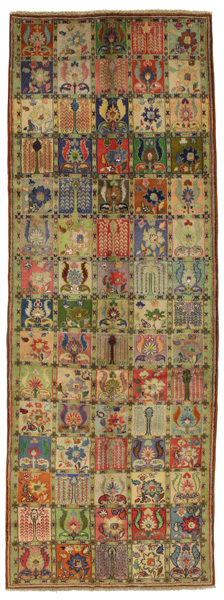 Bakhtiari Persian Carpet 290x104