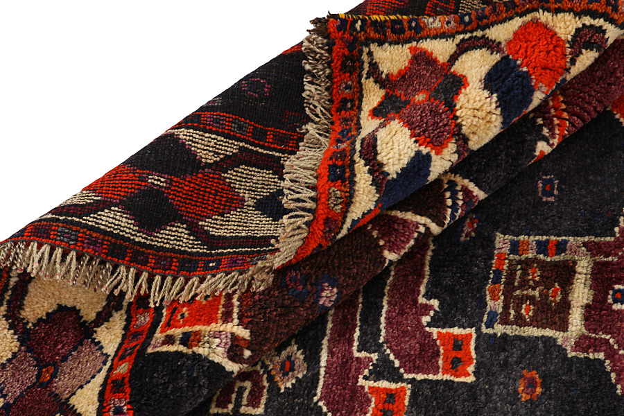 Bakhtiari - Qashqai Persian Carpet 441x148 - Picture 4