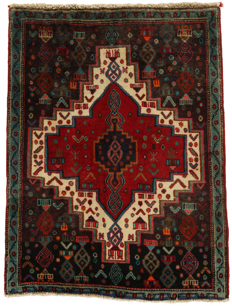Senneh - Kurdi Persian Carpet 92x69