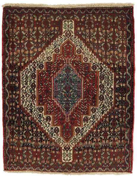 Senneh - Kurdi Persian Carpet 94x75