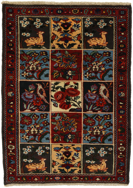Bakhtiari - Garden Persian Carpet 145x102