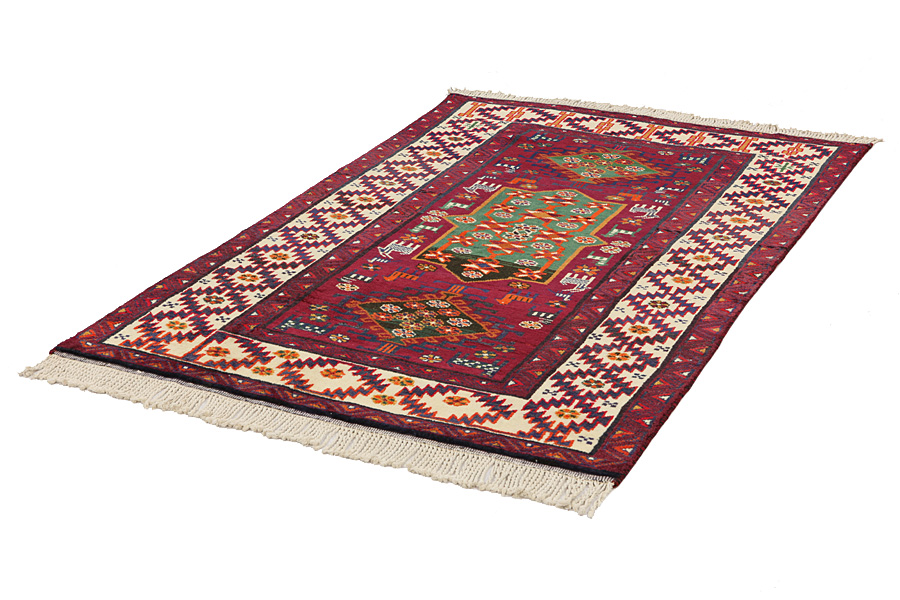 Koliai - Kurdi Persian Carpet 213x137 - Picture 2