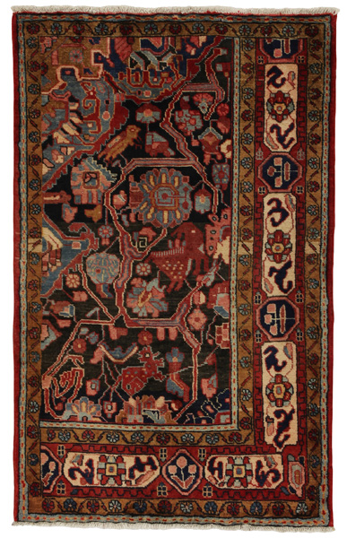 Nahavand - Ornak Persian Carpet 136x85