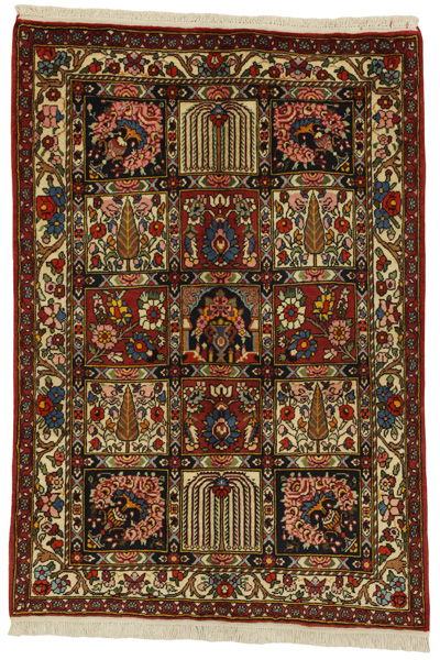 Bakhtiari Persian Carpet 154x105