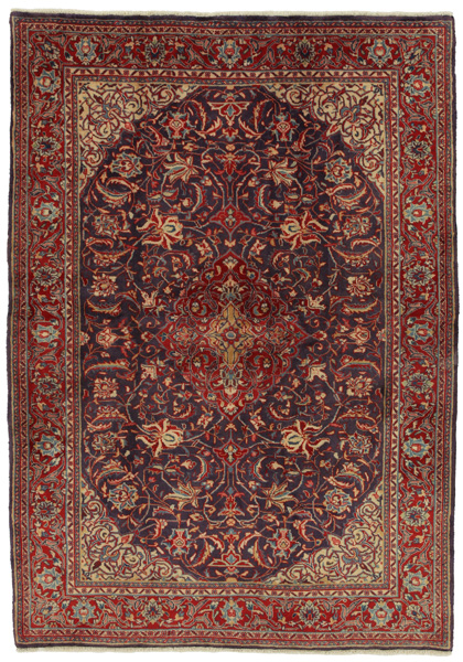 Kashan Persian Carpet 205x143
