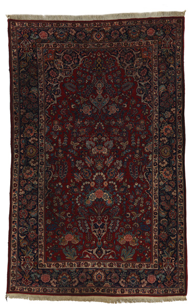 Kashan Persian Carpet 205x134