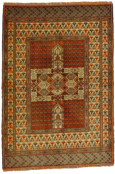Hatchlu - Turkaman Persian Carpet 181x125
