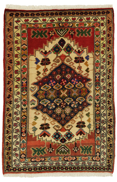 Enjelas - Hamadan Persian Carpet 143x97