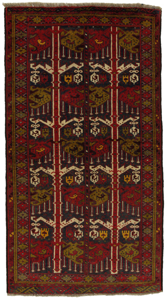Bakhshayeh - Turkaman Persian Carpet 193x105