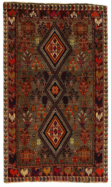 Qashqai Persian Carpet 215x124