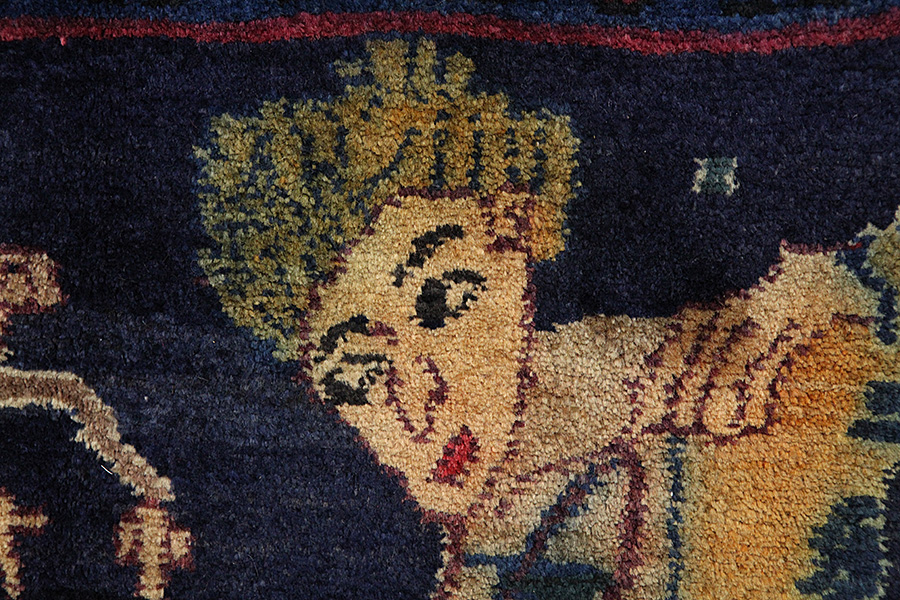 Bijar - Kurdi Persian Carpet 333x180 - Picture 8