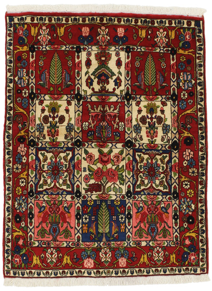 Bakhtiari Persian Carpet 138x108