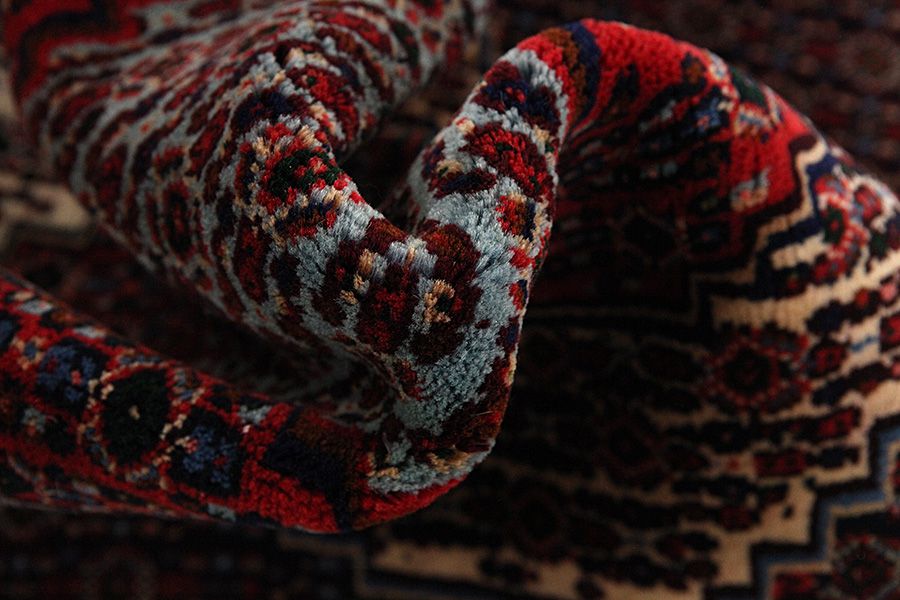 Senneh - Kurdi Persian Carpet 166x125 - Picture 6