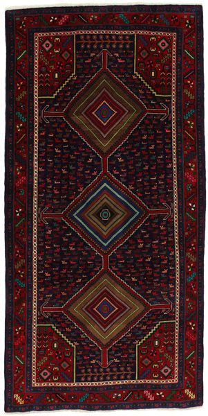 Senneh - Kurdi Persian Carpet 295x144