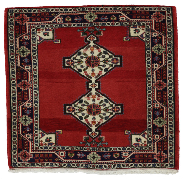 Jozan - Sarouk Persian Carpet 80x85
