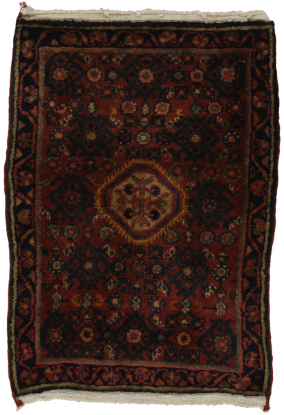 Hosseinabad - Hamadan Persian Carpet 76x58
