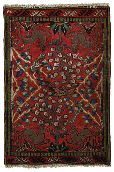 Bijar - Kurdi Persian Carpet 98x67