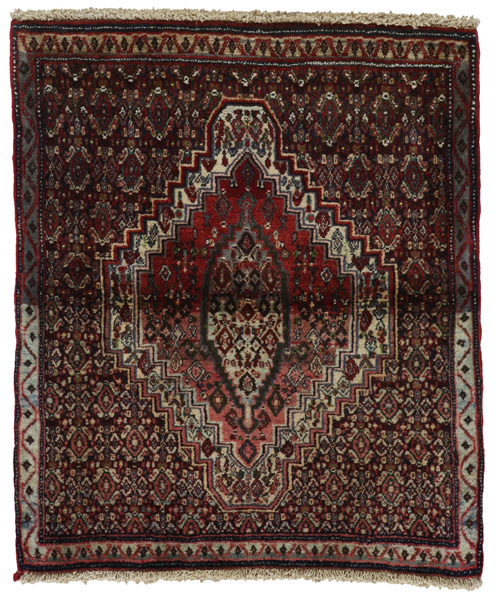 Senneh - Kurdi Persian Carpet 87x73