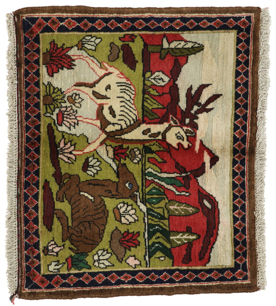 Sarouk - Farahan Persian Carpet 60x72