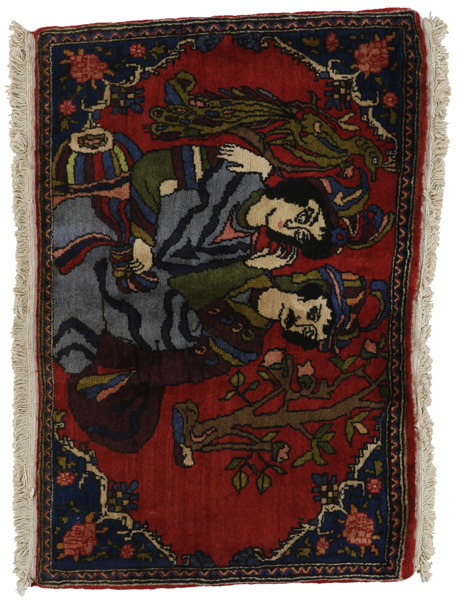 Bijar - Kurdi Persian Carpet 58x85