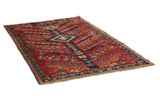 Qashqai - old Persian Carpet 208x138 - Picture 1