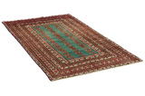 Turkaman - Bokhara Persian Carpet 200x107 - Picture 1