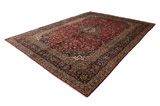 Kashan Persian Carpet 396x295 - Picture 2