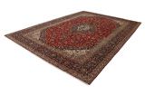 Kashan Persian Carpet 395x290 - Picture 2