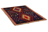 Gabbeh - Qashqai Persian Carpet 160x105 - Picture 1