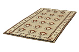 Gabbeh - Qashqai Persian Carpet 217x116 - Picture 2