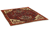 Gabbeh - Qashqai Persian Carpet 189x153 - Picture 1