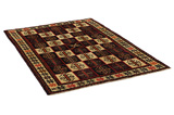 Gabbeh - Bakhtiari Persian Carpet 214x144 - Picture 1