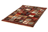 Gabbeh - Bakhtiari Persian Carpet 193x120 - Picture 2