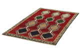 Gabbeh - Qashqai Persian Carpet 201x123 - Picture 2