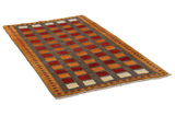 Gabbeh - Bakhtiari Persian Carpet 199x106 - Picture 1