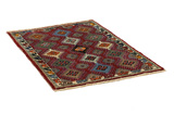 Gabbeh - Bakhtiari Persian Carpet 150x100 - Picture 1
