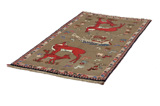 Gabbeh - Qashqai Persian Carpet 195x102 - Picture 2