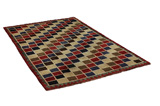 Gabbeh - Bakhtiari Persian Carpet 241x144 - Picture 1