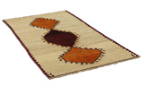 Gabbeh - Qashqai Persian Carpet 220x123 - Picture 1