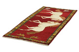Gabbeh - Qashqai Persian Carpet 186x87 - Picture 2