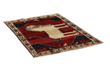 Gabbeh - Qashqai Persian Carpet 160x112 - Picture 1
