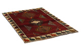 Gabbeh - Qashqai Persian Carpet 186x122 - Picture 1