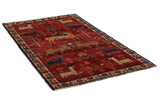 Gabbeh - Qashqai Persian Carpet 216x122 - Picture 1